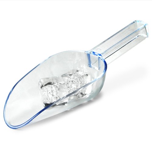 Plastic Drainer Ice Scoop Clear 7oz | Ice Bucket Scoop, Acrylic Ice Scoop