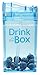 Precidio Design Drink in the Box Eco-Friendly Reusable Drink and Juice Box Container, 8oz (Blue)