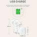 Double Electric Breast Pump, Portable Breast Pump with Adjustable Suction & Pumping Levels for Mom's Comfort