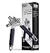 bobuCuisine’s Effortless Spin Power Steel Manual Can Opener - Non Slip Grip - Ergonomic & Comfortable Handle - Built to Last - Stylish & Classy Design
