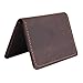 Robrasim Distressed Leather Passport Holder - Handmade Cover and Travel Wallet - For Men & Women - Coffee