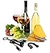 Wine Ziz Rabbit Wine Opener Set with Extra Spare Corkscrew Spiral and Foil Cutter (Casual)