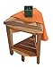 EcoDecors, Snazzy Corner, Corner Teak Shower Stool, Corner Teak Shower Bench, Corner Teak Shower Seat, Corner Teak Shower Shelf, Teak Caddy, Teak Shower Caddy, 18