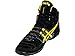 ASICS Men's Dan Gable Ultimate 4 Wrestling Shoe, Black/Yellow/Gunmetal, 10.5 M US