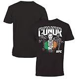 UFC Men's Conor McGregor Irish Pride Tee Shirt Black