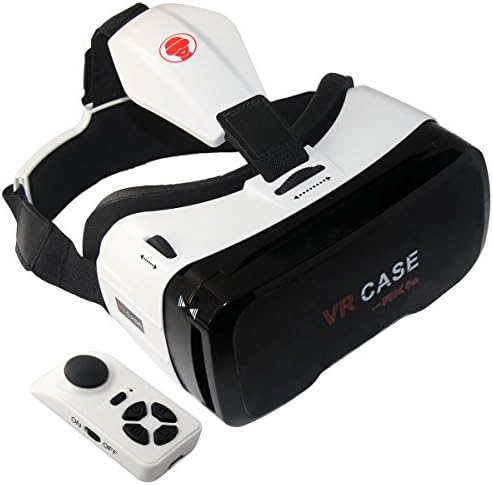 VR Case 6 3D VR Anti-blue lenses Headset Virtual Reality Box with Adjustable Lens and Strap for iPhone 7 6s 6 plus Samsung S5 Edge Note 4 and 4.7-6.0 inch Smartphone for 3D Movies and Games