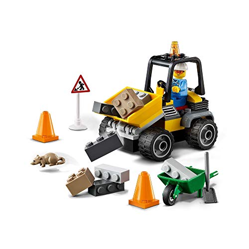 LEGO 60284 City Baustellen-LKW Spielzeug Bausteine-Set, Frontlader Baufahrzeug für Jungen und Mädchen ab 4 Jahre, Lernspielzeug für Kinder – Bild 3