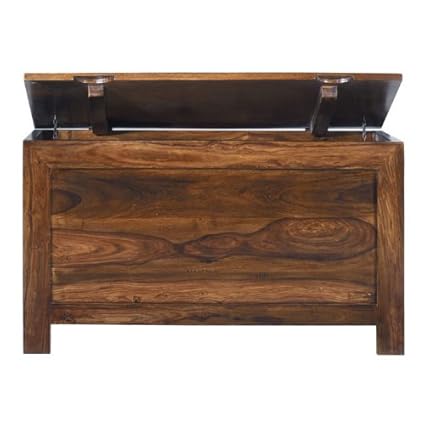 Cuba Sheesham Blanket Box Indian Wood Furniture Amazon Co Uk