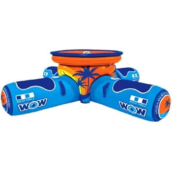 WOW World of Watersports, 12-2000 Aqua Table, Inflatable Floating Picnic Table, 2 to 4 Person