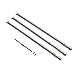 onlyfire Stainless Steel Burner Tube Set Fits for Weber Genesis 300 Series Grills (2008-2010), 34-1/4