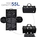 ACSTEP Crospack Carry on Large Garment Bag for Travel,Upgraded 55L Suit Duffle Bag, Shoulder Garment Bags for Men Women Black