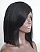 Chantiche Best Light Yaki Short Bob Cut Silk Top Lace Front Wigs Human Hair 3