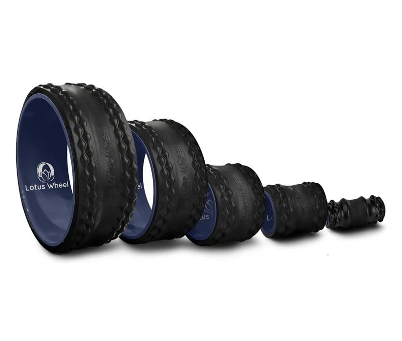 Photo 1 of Lotus Wheel Premium 5-Pack Foam Roller | Yoga Wheel Back Stretcher, Muscle Roller, Massage Roller, Back Cracker