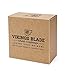 Vikings Blade Luxury Shaving Soap Bowl, Sandblasted Steel for Fast, Thick Lather, Unbreakable, Tactile Texture, Great for Most Pucks & Soaps (GRAND Chairman, 3.55” Diameter)