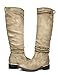 DREAM PAIRS TROLLEY Women's Fashion Knee High Slouchy Side Zipper Riding Boots
