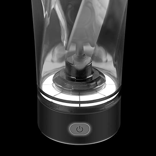 VOLTRX Premium Electric Protein Shaker Bottle, Made with Tritan - BPA Free - 24 oz Vortex Portable Mixer Cup/USB Rechargeable Shaker Cups for Protein Shakes