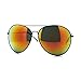 SUPER Oversized Aviator Sunglasses Big Metal Frame Multicolor Mirror Lens