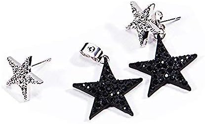 Star Earrings Drop Dangle Earrings Anchilly Eardrops studs Crystal Pave Piercing Earrings