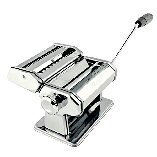 Pasta Maker By Shule - Stainless Steel Pasta Machine Includes Pasta Roller, Pasta Cutter, Hand Crank and Detailed Instructions