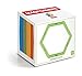 Magformers Hexagon 12 Pieces Rainbow Colors, Educational Magnetic Geometric Shapes Tiles Building STEM Toy Set Ages 3+