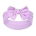 Gacimy Baby Girl Headbands Knotted Hair Bows Nylon Elastic Turban Headwrap Accessories