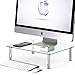 SimpleHouseware Computer Monitor Riser, Glassthumb 4