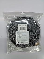 ARISKEEN Cat 8 Ethernet Cable 75 FT, Nylon Braided