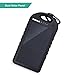 [Upgraded Version] Solar Charger, Nekteck 6000mAh Dual High-Efficiency SunPower Solar Panel Power Bank with 2 USB Ports Portable Charger Battery Backup Power Pack for All USB Supported Devices, Black