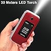 Ushining-Senior-Flip-Mobile-PhoneBig-Button-Mobile-Phone-For-ElderlyDual-SIM-Unlocked-Card-Long-Standby-with-28-Large-Screen-SOS-Button-FM-Radio-Torch-and-Charging-Cradle-Red USHINING Senior Flip Mobile Phone,Big Button Mobile Phone For Elderly,Dual SIM Unlocked Card Long Standby with 2.8…