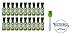 Tabasco Green Jalapeno Pepper Sauce Mini Bottles 1/8 Ounce - Pack of 20 Little Bottles