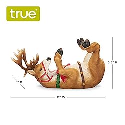 True Reindeer Polyresin Wine Bottle Holder Set of