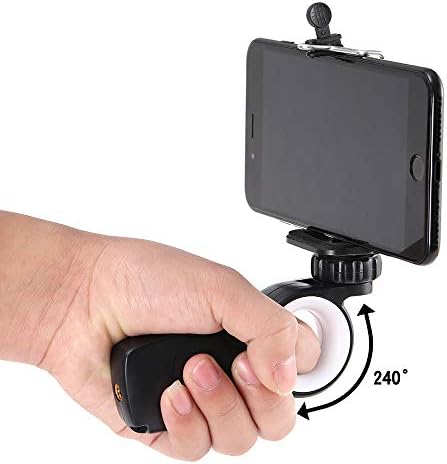 FISHNU Portable Mini Tripods for Cell Phone Cameras,Selfie Stick Monopod Stabilizer,Compatible with iPhone/Android Samsung(Anti-Shake Tripod Set)