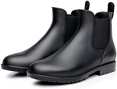 Rainy Show Women's Rain Boots Chelsea by With Elastic Slip On Ankel
