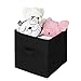 SONGMICS Set of 6 Storage Boxes, Non-Woven Fabric Foldable Storage Cubes and Toy Clothes Organiser Bins, 2 Grey, 2 Black UROB26GH