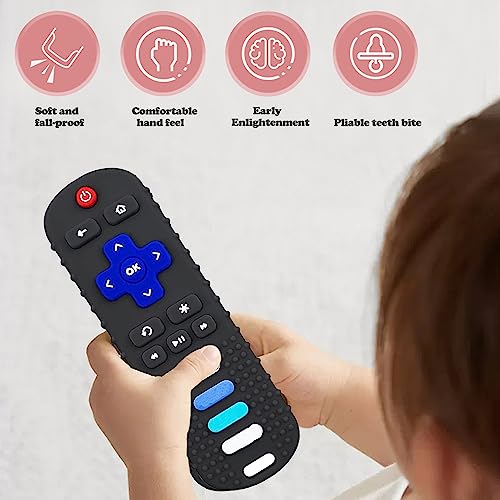 Silicone Baby Teething Toys, Teething Toys for Babies 18 Months,Remote