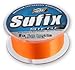 Sufix Siege 330-Yards Spool Size Fishing Line (Tangerine, 6-Pound)
