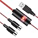 LiDiVi MIDI USB Interface Cable Adapter With Input & Output, Piano Keyboard/Synthesizer for Editing & Recording, Windows/Mac Compatible, Red (6.5Ft)