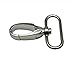 Bluemoona 8 Pack 1.5 Inches Inside Diameter Oval Ring Olive Shape Lobster Clasp Claw Swivel Eye Lobster Snap Clasp Hook for Strap