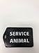 S.A. Shop Improved Adjustable Service Animal Leash with Detachable Id Card Holder Plus Seat Belt Clip