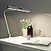 YOUKOYI A509 LED Swing Arm Architect Desk Lamp Clamp, Drafting Table Lamp for Reading/Working (2 Lighting Modes, 4-Level Dimmable, Eye Caring)-Silver