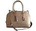 Coach Signature Debossed Patent Leather Mini Sierra Satchel, F55450 (Light Tan)