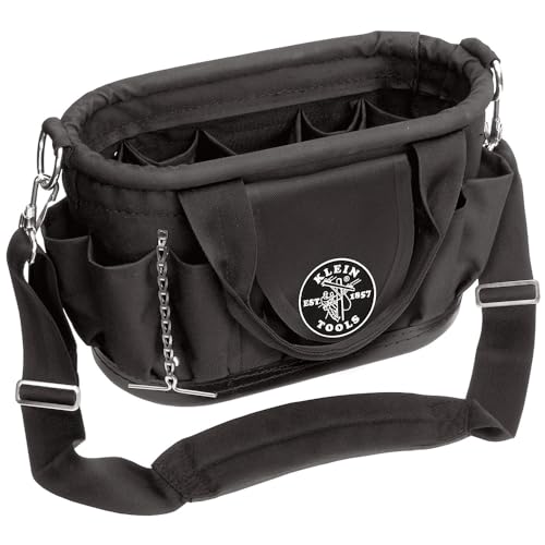 Klein Tools 58890 Tool Tote with 17 Pockets and Shoulder Strap