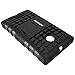 PASONOMI Lumia 435 Case, Heavy Duty Hybrid Armor Case Cover with Soft Inner Skin and Kickstand for Microsoft Nokia Lumia 435 (Armor Series Black)