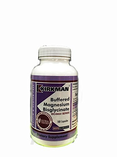 Buffered Magnesium Bisglycinate - Bio-Max Series Hypoallergenic 180 caps