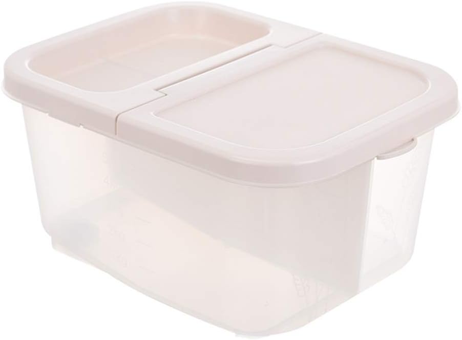 Rice storage container Rice Storage Bin Cereal Containers Dispenser With BPA Free Plastic Airtight Design Rice Perfect For Rice Cooker 38x28.5x18.5cm Sealed dry grain storage container