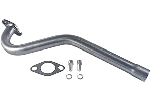 VCUJSUC Exhaust Pipe For Coleman CT100U Predator 79cc 98cc 3HP Mini bike Silver