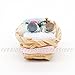 Odoria 1/12 Miniature Basket with Perfume Dollhouse Bathroom Accessories