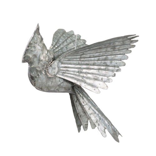 Ancient Graffiti Hanging Galvanized Cardinal Outdoor Decor - Thumbnail 3