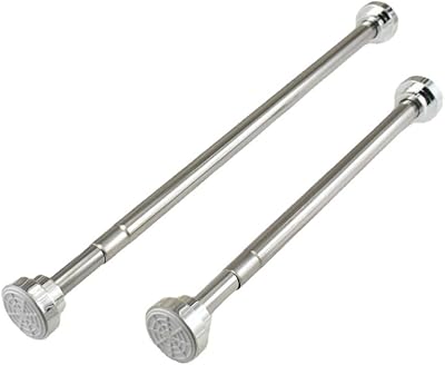 Vivo Technologies Extendable Shower Curtain Rail 105-170cm Stainless Steel No