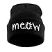 Cap ,BeautyVan Vintage Winter Knitting Beanie Hat Hiphop Cap (Black)